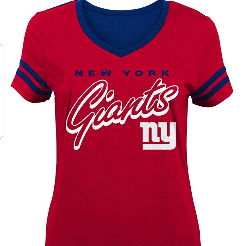 NFL New York Giants Girls Sound Wave Tee NWT
